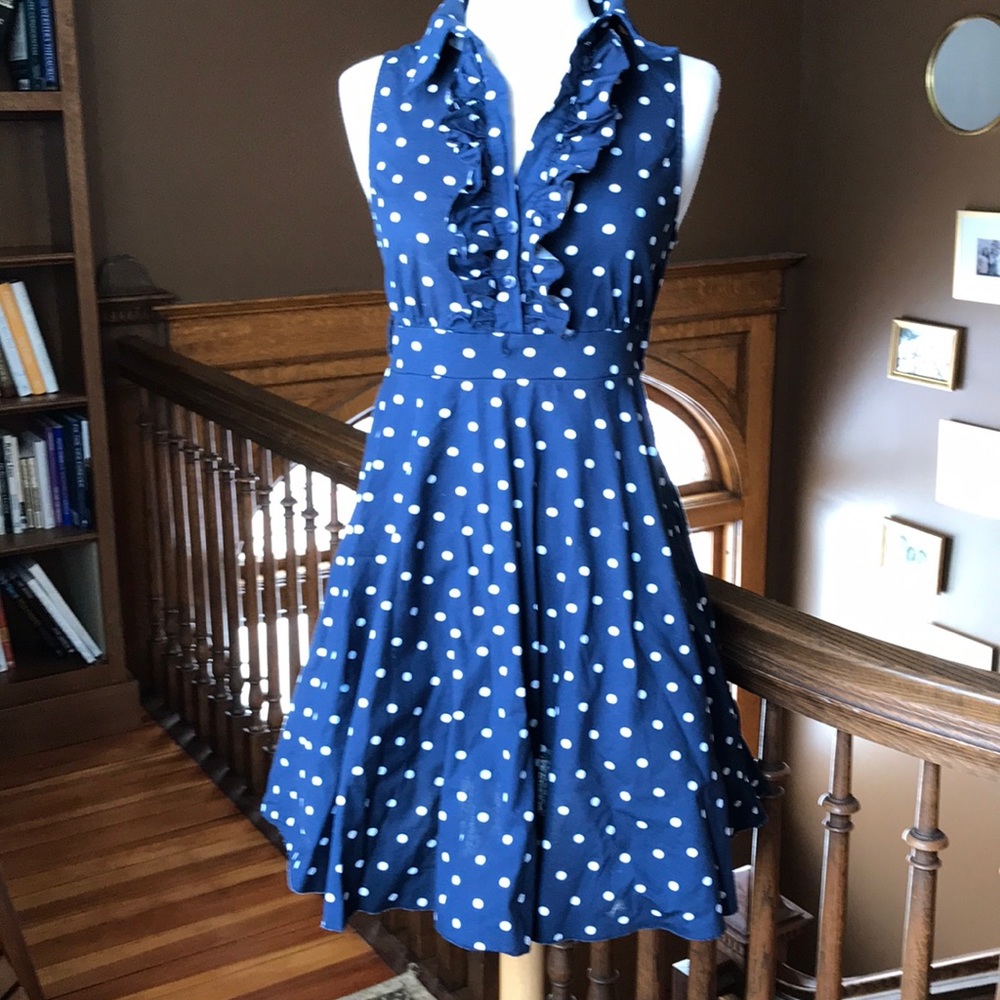 RWish navy dress